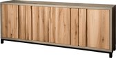 Dressoir - max sideboard 4 deurs - 220 - bruin - 48x220x85