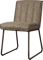 Kuipstoel - santo sidechair - fabric miami 002 grey - grijs - 47x61x85