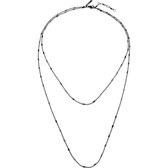 Liebeskind dames edelstalen ketting One Size Zwart 32014937