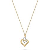 Favs Dames Ketting 9 karaat geelgoud 5 Zirconia One Size 87309487