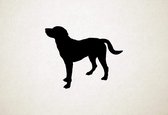 Springador - Silhouette hond - S - 44x55cm - Zwart - wanddecoratie