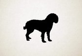 Amerikaanse Water Spaniel - Silhouette hond - L - 75x89cm - Zwart - wanddecoratie