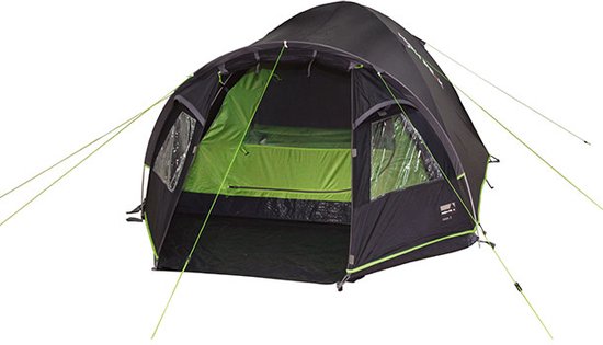 High Peak Talos 3 Koepeltent - Donkergrijs - 3 Persoons