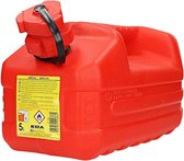 EDA - Benzine jerrycan - 5 Liter - Rood