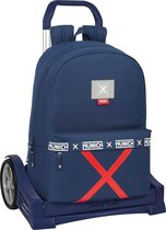 Schoolrugzak met Wielen Munich Spike Marineblauw