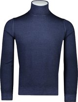Gran Sasso  Trui Blauw Normaal - Maat M  - Heren - Herfst/Winter Collectie - Wol