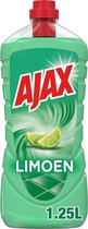 Ajax Limoen Allesreiniger (Voordeelverpakking) - 12 x 1.25 l