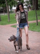 Live Love Bark T-Shirts, Grappige T-shirts Voor Iedereen, Schattige Hondenbezitters Geschenken, Unisex Zachte Stijl T-shirts, D001-020B, L, Zwart