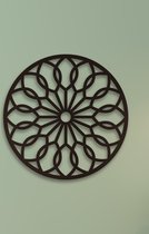 Wanddecoratie | Geometrisch 5 rond - L (60x60cm)