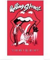 Pyramid The Rolling Stones Its Only Rock n Roll Kunstdruk 40x50cm Poster - 40x50cm