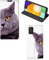 Flip Cover Coque Samsung Galaxy A03s Chat