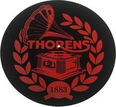 Thorens Viltmat met logo zwart/rood Platenspeleraccessoire