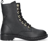 Apples & Pears B0010811 Veterboots - Laarzen Met Veters - Meisjes - Zwart - Maat 31