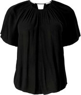 My True Me blouse Zwart-48 (4Xl)