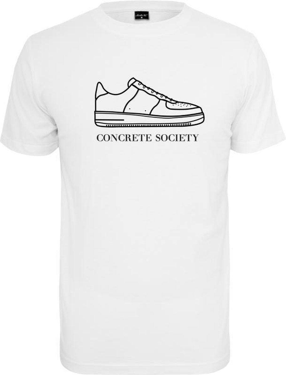 Urban Classics Heren Tshirt -XS- Concrete Society Wit