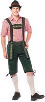 lederhose Johan heren polyester groen maat L