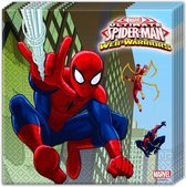 servetten Spider-Man junior 33 x 33 cm papier 20 stuks