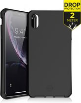 Itskins Spectrum Solid - Voor Apple iPhone XR Plain - Level 2 bescherming - Zwart