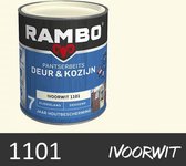 Rambo Deur & Kozijn pantserbeits zijdeglans dekkend ivoorwit 1101 750 ml