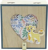 opbergdoos met fotolijst The Lion King junior 15 cm hout