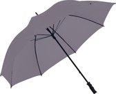 paraplu 73 cm polyester/aluminium grijs