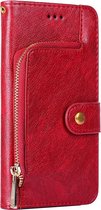 Samsung Galaxy A42 Book Case Hoesje met Koord - PU Leer - Portemonnee - Pasjeshouder - Samsung Galaxy A42 - Rood