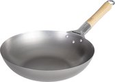 Cookinglife Wokpan Voccelli - Plaatstaal - ø 30 cm - Zonder anti-aanbaklaag