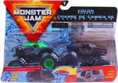 monstertruck Alien Invasion 1:64 staal grijs 2 stuks