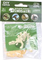 3D-puzzel dinoskelet Stegosaurus 9 x 7 cm beige