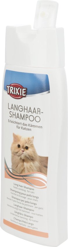 Kattenshampoo langhaar - Trixie - Shampoo kat - 250 ml - Tegen klitten - Geurende shampoo - Trixie