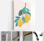 Abstract still life in pastel colors posters. Collection of contemporary art - Modern Art Canvas - Vertical - 1809079357 - 40-30 Vertical