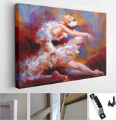 Oil Painting - Ballet - Modern Art Canvas - Horizontal - 613834598 - 80*60 Horizontal