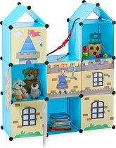speelgoedkast kinderkamer - kasteel - met deuren - opbergkast speelgoed - kinderen