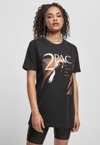 Urban Classics Dames Tshirt -M- Tupac Me Against The World Cover Zwart