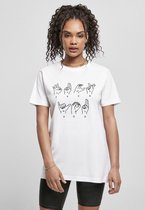 Urban Classics Dames Tshirt -XL- FU Sign Language Wit