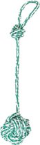 Flamingo Katoen Touw+Knoopbal  - 57 X 10 X 10Cm