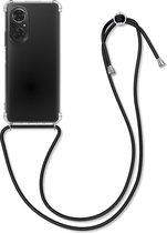 kwmobile telefoonhoesje compatibel met Honor 50 SE - Hoesje met koord - Back cover in transparant