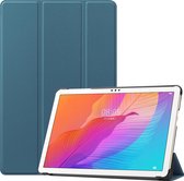 Tablet hoes geschikt voor Huawei MatePad T 10S (10.1 Inch) - Tri-Fold Book Case - Marine Blauw