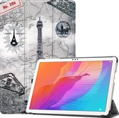 Huawei MatePad T 10S (10.1 Inch) Hoes - Tri-Fold Book Case - Eiffeltoren
