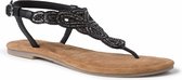 Tamaris Dames Sandaal 1-1-28153-26 030 zwart Maat: 41 EU