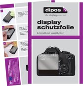 dipos I 2x Beschermfolie helder compatibel met Canon EOS 450D Folie screen-protector