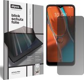 dipos I Privacy-Beschermfolie mat compatibel met HTC Wildfire E2 Privacy-Folie screen-protector Privacy-Filter (expres kleiner dan het glas omdat het gebogen is)