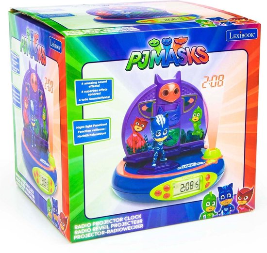 LEXIBOOK - PYJAMASQUES - Radio Wekker Projecteur Enfant | Jeux | bol.com