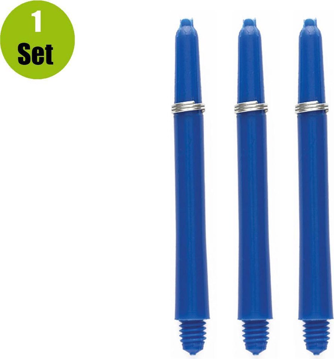 Winmau Dart Shafts Nylon - Blauw - Medium - (1 Set)