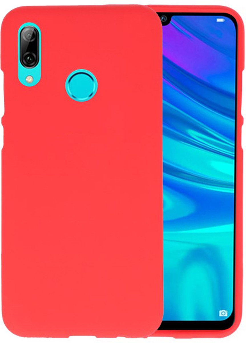 BackCover Hoesje Color Telefoonhoesje voor Huawei P Smart 2019 - Rood