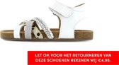 Shoesme witte sandalen met metallic details