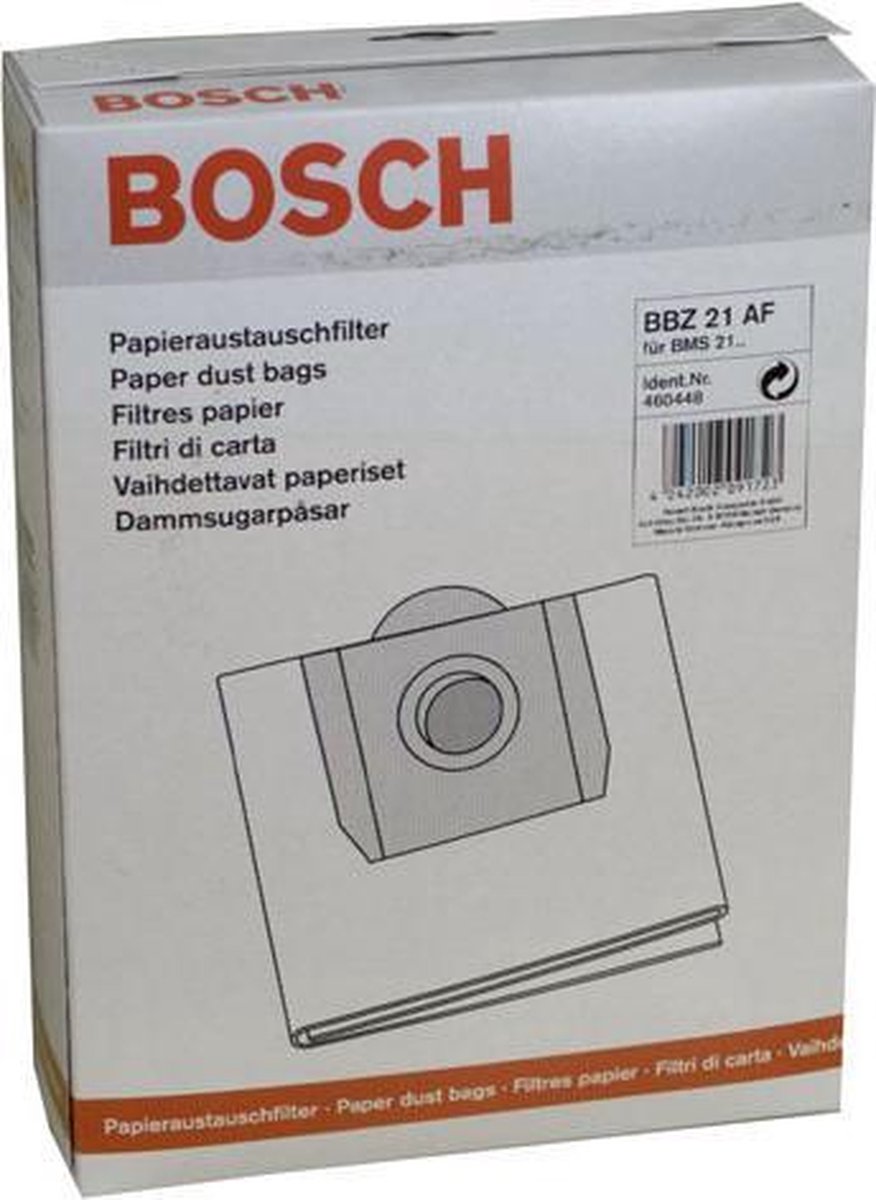 Bosch BBZ21AF - Stofzuigerzakken - 4 stuks