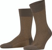 FALKE Sensitive Herringbone comfort band, geschikt voor diabetici Merino Wol Heren Sokken bruin - Maat 39-40