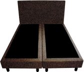 Bedworld Boxspring 160x220 - Tweedlook - Bruin (M28)