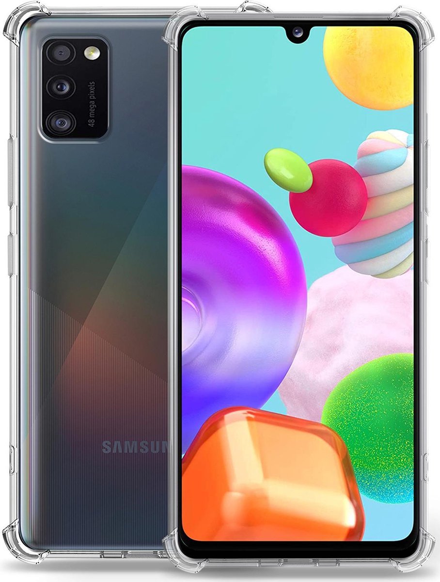 Hoesje geschikt voor Samsung Galaxy A41 - Back Cover Transparant Shockproof